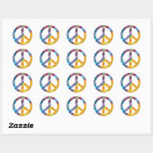 TYE DYE VREDE STICKERS (Vel)