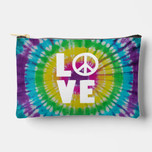 Tye-Dye Vredesteken LOVE Toilettas Cadeau Favor Etui