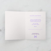 TyeDye Batik Roze Paars Bedankkaart (Binnen)