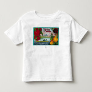 Tyee Pear Crate LabelWA, OR, en CA Kinder Shirts