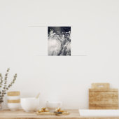 Tyfoon Fengshen over de Filipijnen Poster (Keuken)