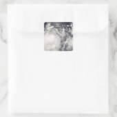 Tyfoon Fengshen over de Filipijnen Vierkante Sticker (Tas)