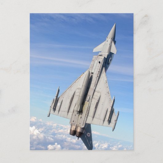 Tyfoon Fighter Jet Briefkaart (Voorkant)