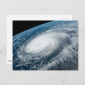 Tyfoon Hinnamnor. Briefkaart (Voorkant / Achterkant)