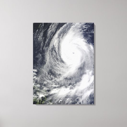 Tyfoon Lupit 2 Canvas Afdruk (Voorkant)