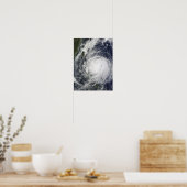 Tyfoon Lupit uit de Filipijnen Poster (Keuken)