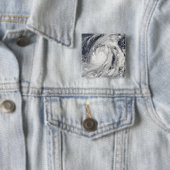 Tyfoon Lupit Vierkante Button 5,1 Cm (In situ)