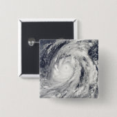 Tyfoon Lupit Vierkante Button 5,1 Cm (Voorkant /achterkant)