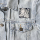 Tyfoon Nakri uit Japan Vierkante Button 5,1 Cm (In situ)