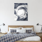 Tyfoon Nida in de Stille Oceaan Canvas Afdruk (Insitu (Slaapkamer))