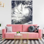 Tyfoon Parma, westwaarts Canvas Afdruk (Insitu (Woonkamer))