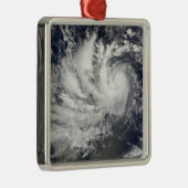 Tyfoon Parma, westwaarts Metalen Ornament (Rechts)