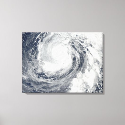 Tyfoon Phanfone 2 Canvas Afdruk (Voorkant)
