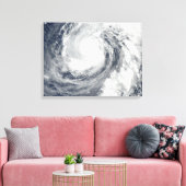 Tyfoon Phanfone 2 Canvas Afdruk (Insitu (Woonkamer))