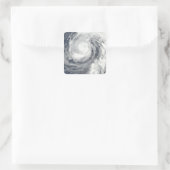 Tyfoon Phanfone 2 Vierkante Sticker (Tas)