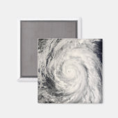 Tyfoon Rammasun op het Filipijnse Zee Magneet (Voorkant / Achterkant)