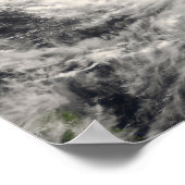 Tyfoon Rammasun op het Filipijnse Zee Poster (Hoek)