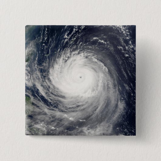 Tyfoon Talim Vierkante Button 5,1 Cm (Voorkant)