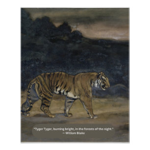 Tyger Burning Bright- Oil Perfect Poster