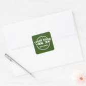 Tyger River, South Carolina Vierkante Sticker (Envelop)
