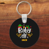 Tygraphy Baby Elf Fun Family Matching Baby Sleutelhanger (Voorkant)