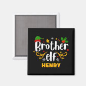 Tygraphy Brother Elf Fun Family Matching  Magneet (Voorkant / Achterkant)