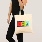 Tyla periodieke tabelnaam canvas tas (Voorkant (product))