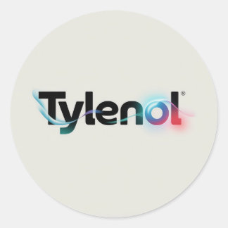 Tylenol Logo Design Ronde Sticker
