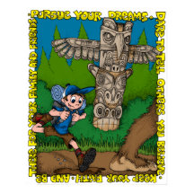 Tyler Bounds die naar Bigfoot