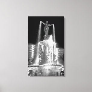 Tyler Davidson Fountain Canvas Afdruk