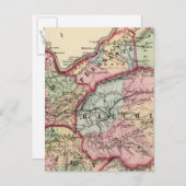 Tyler, Ritchie, Pleasants, Wood, Wirt counties Briefkaart (Voorkant / Achterkant)