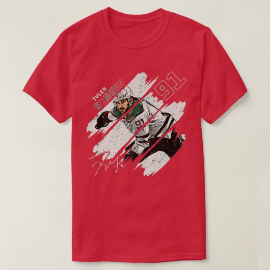 Tyler Seguin Dallas Stripes T-shirt (Design voorkant)