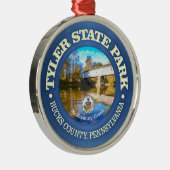Tyler State Park SP Metalen Ornament (Rechts)