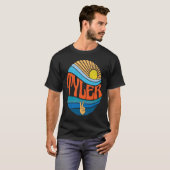 Tyler Sunset Tyler Groovy Tie Dye T-shirt (Voorkant volledig)