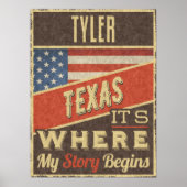 Tyler Texas Poster (Voorkant)