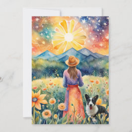 Tyme in Sunshine Scenery Aangepaste Kaart