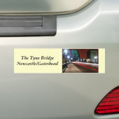 Tyne Bridge Bumpersticker (Op auto)