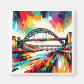 Tyne Bridge koelkast magneet (Voorkant)