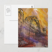 Tyne Bridge Newcastle Postcard Briefkaart (Voorkant / Achterkant)