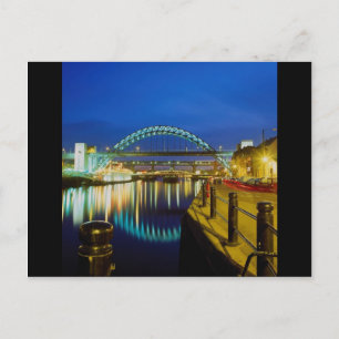 Tyne Bridge, Newcastle-Upon-Tyne, Engeland Briefkaart