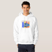 Tyne en draag metro Newcastle Hoodie (Voorkant volledig)