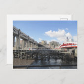 Tyne Riverside, Swing Bridge, High Level Bridge en Briefkaart (Voorkant / Achterkant)
