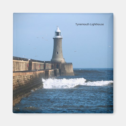 Tynemouth Vuurtorenmagneet Magneet (Voorkant)