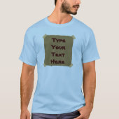 Typ hier Jouw tekst T-shirt (Voorkant)