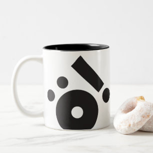 TYP-(Ö!) Creaties Tweekleurige Koffiemok