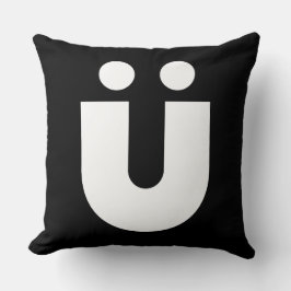 TYP(O) Creaties: Umlaut Ü Kussen