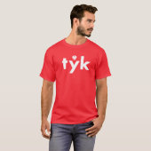 typ Poolse achternaam Tshirt (Voorkant volledig)