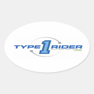 Type1Rider Ovale Logo Sticker