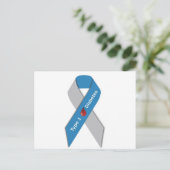 Type 1 Diabetes Awareness Ribbon Briefkaart (Staand voorkant)