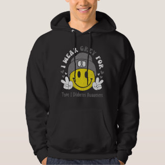 Type 1 Diabetes Awareness Ribbon Support Giften Hoodie